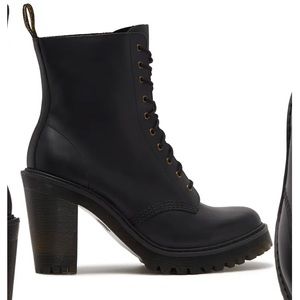 Dr. Martin Kendra Black Heel Boot